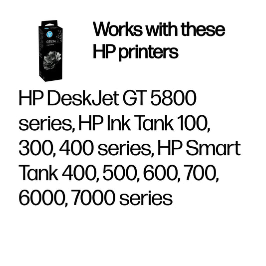 HP GT53 135ml Original Black Original Ink Bottle – view 2