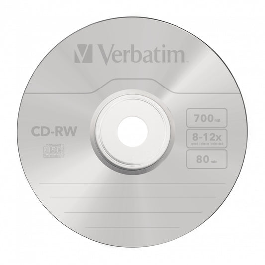 Verbatim Cd-Rw 8 X12X 700MB 10 Pack – view 2