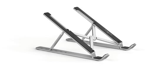 Durable Laptop Stand Fold Silver