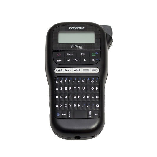 Brother P-Touch H-110 Handheld 2 Line Printer; 6-12MM; Tape - 9 Volt Adapter Not Included Qwerty Keyboard – view 2