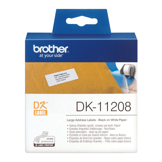 Brother Large Address Label 38mm x 90mm 400 Labels Per Roll – view 2
