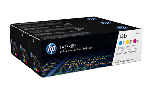 HP 131A 3PACK Original Cyan Original Magenta Original Yellow Toner Cartridge – view 2