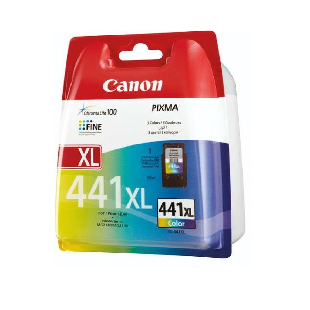 Canon Cl-441cxl High Yield Colour Ink Cartridge For Mg2140 ( 500 Page Yield )