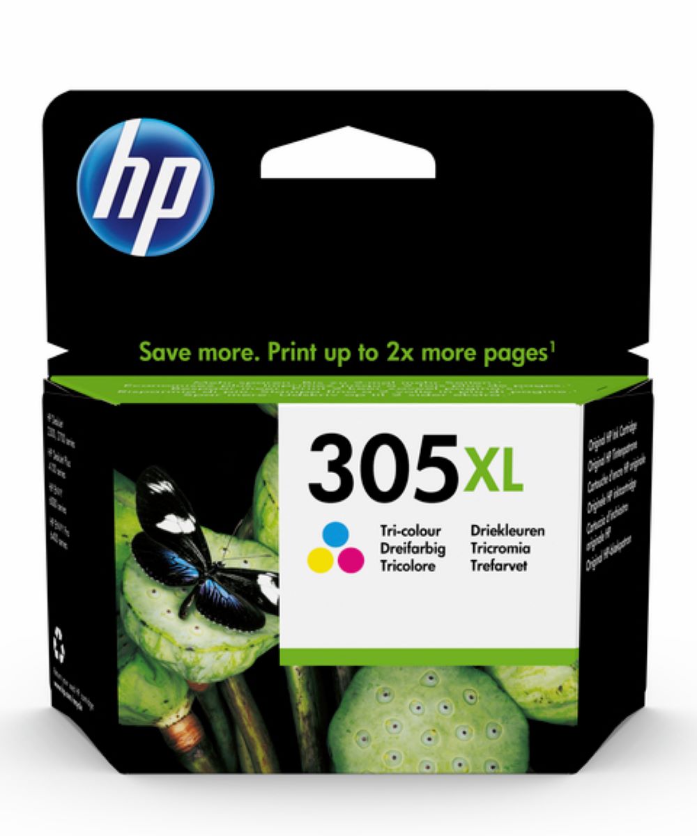 HP 305Xl Tri-Colour Ink Cartridge For HP Deskjet 2300 2700 2700E Series HP Deskjet Plus 4100 4100E Series H...