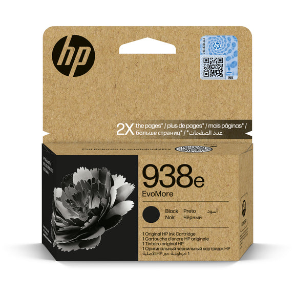 HP 938e Evomore Original Black Ink Cartridge For HP Officejet Pro 9110b 9120 All in one 9120b All in one 9130 All in one 9130b All in one 9110b 970...