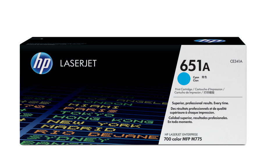 HP 651a Original Cyan Laserjet Toner Cartridge For HP Color Laserjet M775