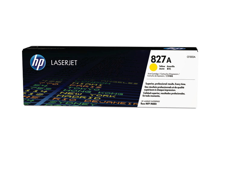 HP 827a Original Yellow Laserjet Toner Cartridge For HP Color Laserjet M880