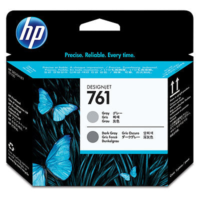 HP 761 Grey And Original Dark Grey Printhead