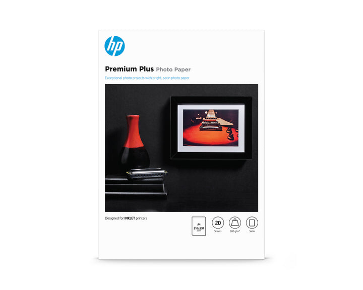 HP Premium Plus Semi glossy Photo Paper A4 20 Sheets 300gsm