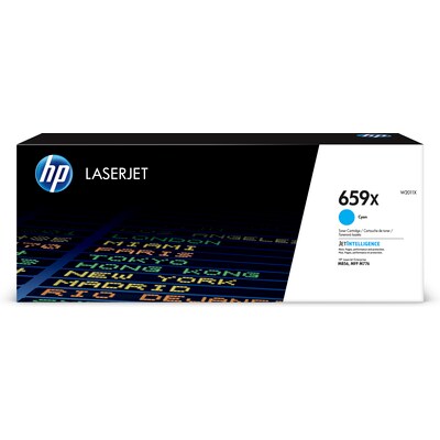 HP 659x High Yield Original Cyan Laserjet Toner Cartridge For HP Color Laserjet M856 M776 E85055