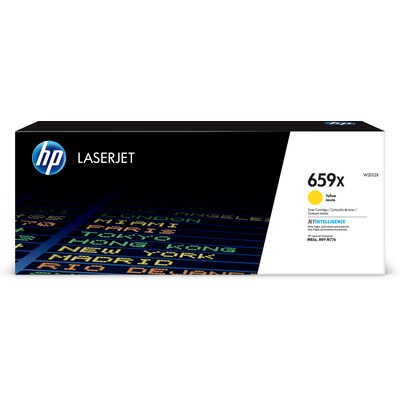 HP 659x High Yield Original Yellow Laserjet Toner Cartridge For HP Color Laserjet M856 M776 E85055
