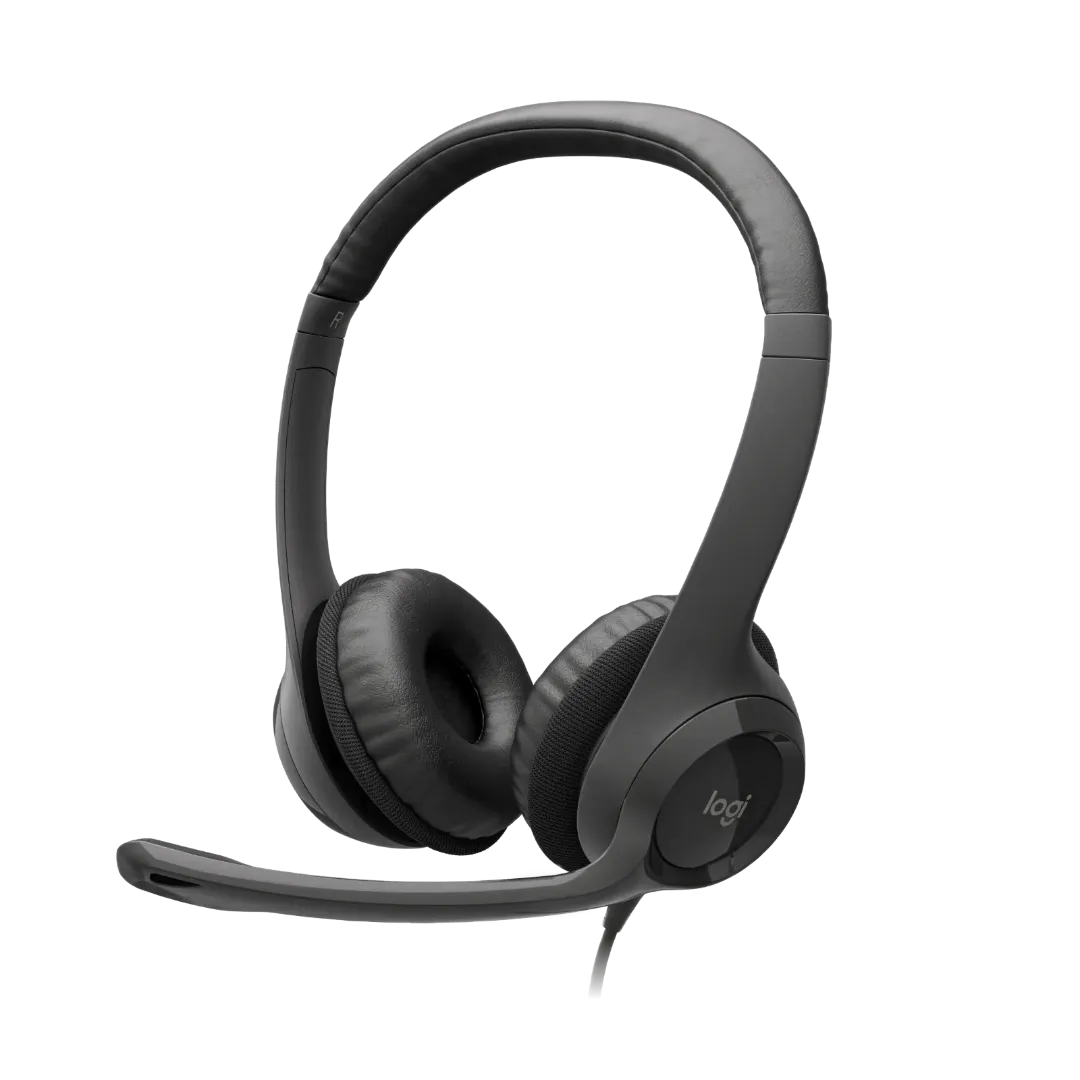 Logitech H390 USB Computer Midnight Black
