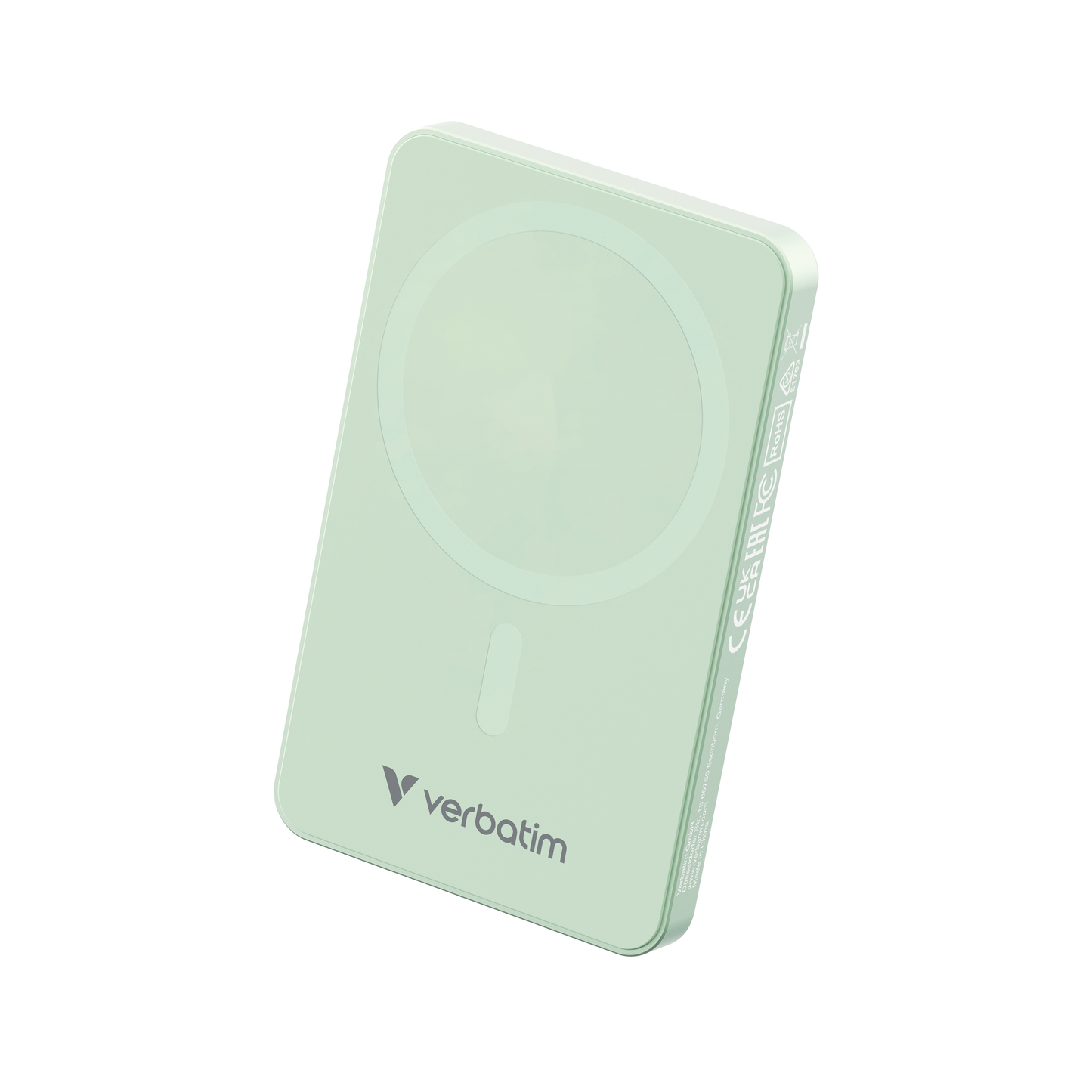 Verbatim Charge ´N´ Go Essentials Power Bank Magnetic Wireless 5000Mah Green