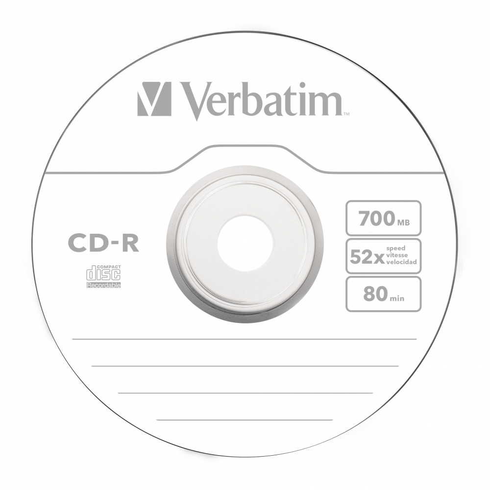 Verbatim Cd-r 52 X 700mb 10pack Wrap Extra Protection