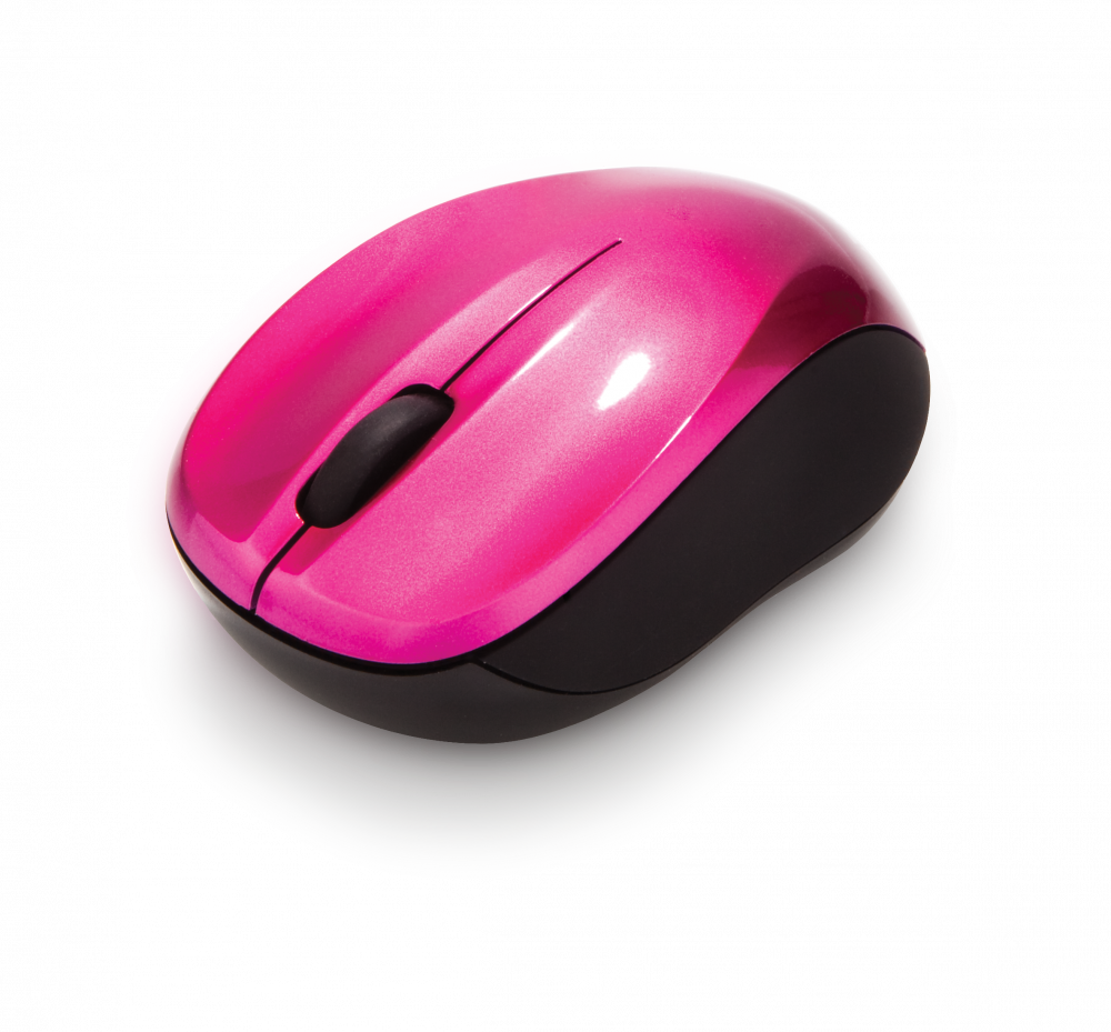 Verbatim Go Nano Wireless Mouse Hot Pink