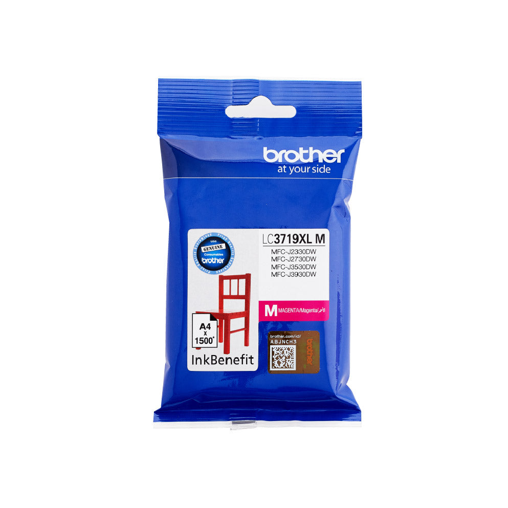 Brother Lc3719 High Yield Magenta Ink Cartridge For Mfcj3530 3000 Page Yield