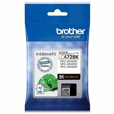 Brother Lc472 Black High Yield Ink Cartridge Mfc J3540dw Mfc J3940dw mfc J2340dw