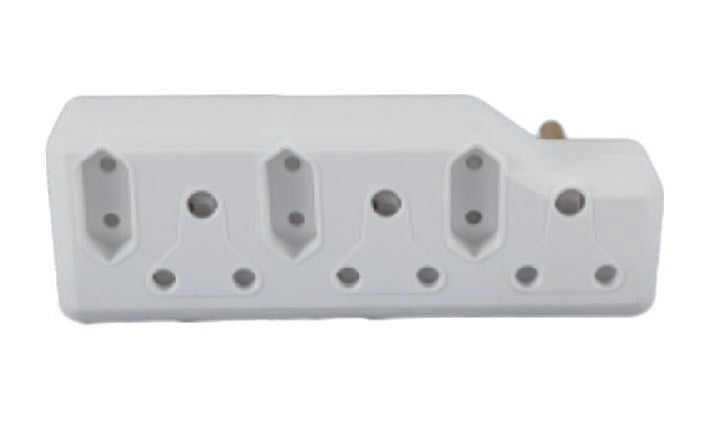 Ele Adaptor- 6 Way 3x16a & 2x5a
