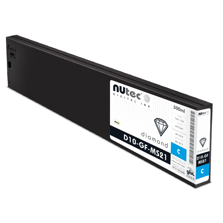 F622.1182 - D10 Diamond GF-MS21 500ml Cyan Cartridge