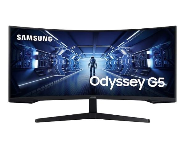 Samsung Odyssey G5 34" Ultrawide Gaming Monitor – 165Hz, WQHD, Curved
