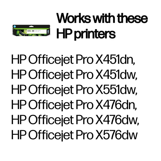 HP 970 Xl High Yield Original Black Ink Cartridge – view 2