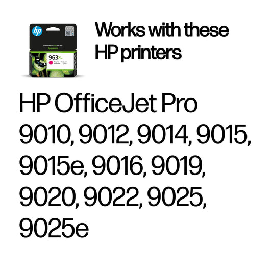HP 963XL High Yield Original Magenta Ink Cartridge – view 2