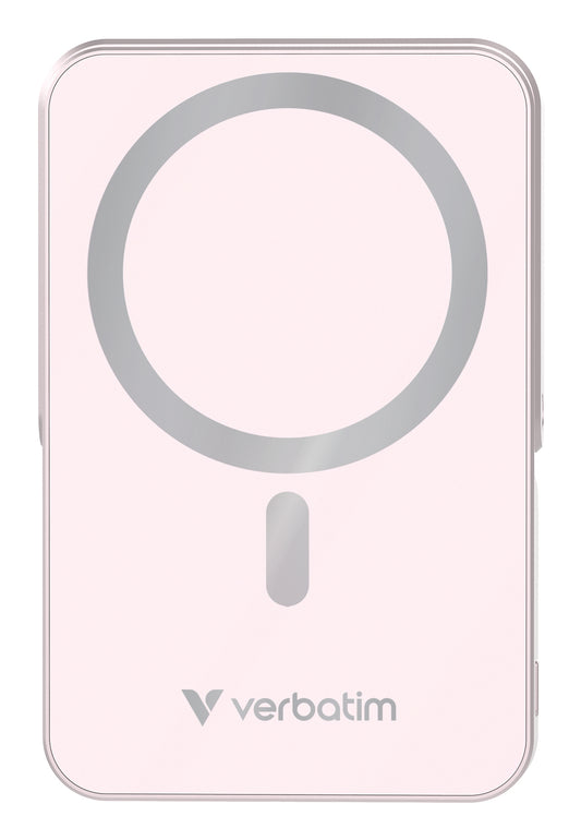 Verbatim Charge ‘N’ Go Power Bank with Stand Magnetic Wireless 10000mAh - Pink – view 2