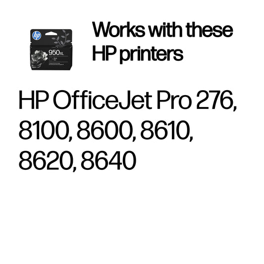 HP 950XL High Yield Original Black Ink Cartridge – view 2