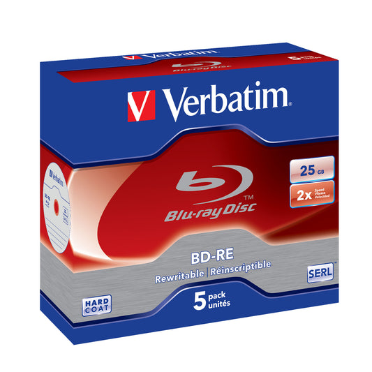 Verbatim Blu-Ray Bd-Re Sl 25GB 5PACK – view 2