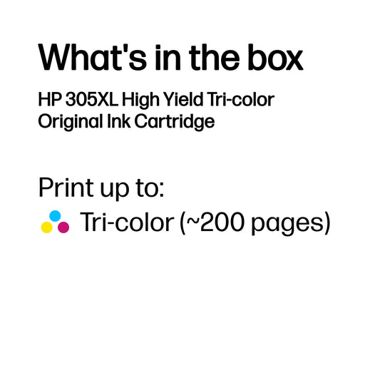 HP 305XL Tri-Colour Ink Cartridge – view 3