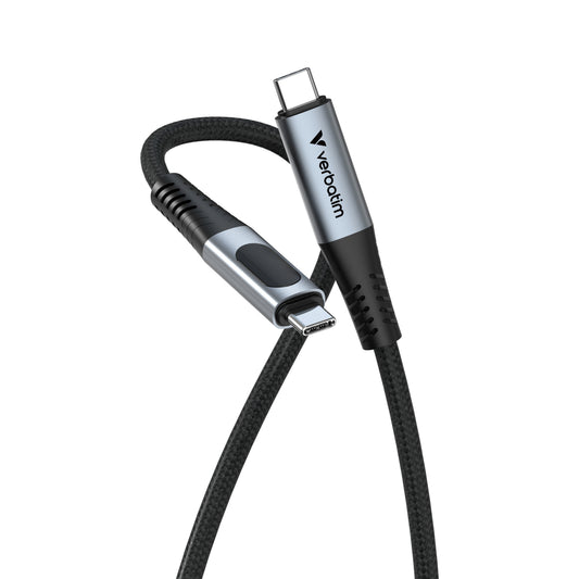 Verbatim Sync & Charge Cable USB-C to USB-C 240W 40 Gbps Display 120 cm