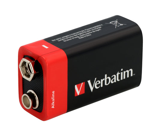 Verbatim Alkaline 9V Battery 1’S ( 10 Pack) Per Box – view 2