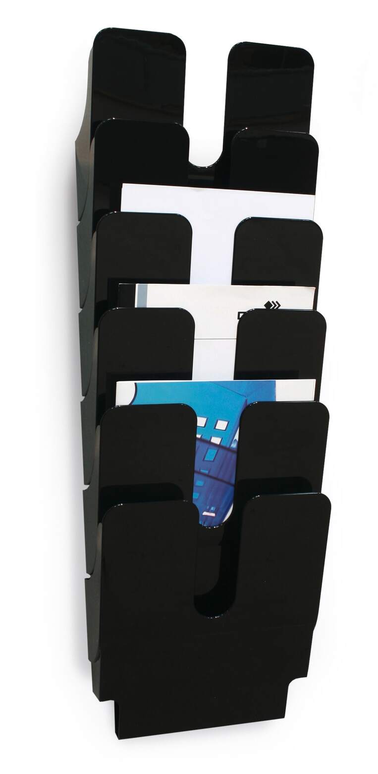 Durable Flexiplus 6 A4 Portrait Set Of 6 Pcs. Black