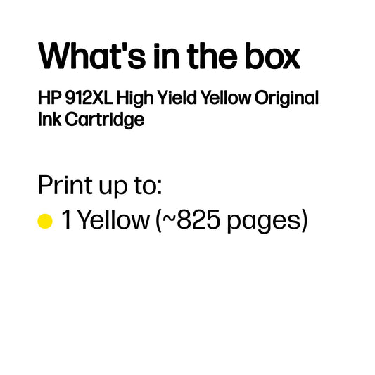 HP 912 Xl High Yield Original Black Ink Cartridge – view 3
