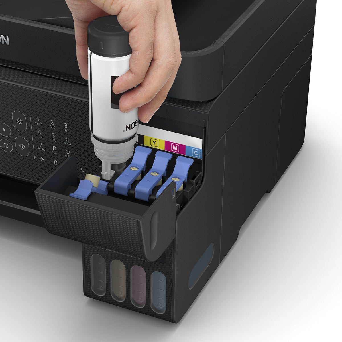 Epson A4 Ecotank Colour 4 in 1 Printer with Wi-Fi Direct Ethernet and Adf – view 4