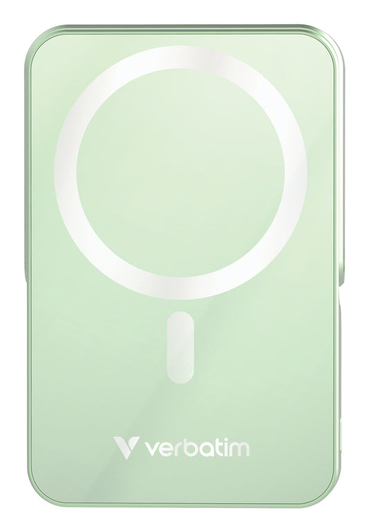 Verbatim Power Bank with Stand Magnetic Wireless 10000mAh - Green – view 2