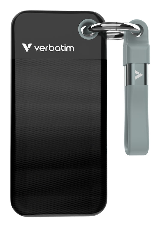 Verbatim Pocket SSD USB 3.2 Gen 2 1TB Black, Grey