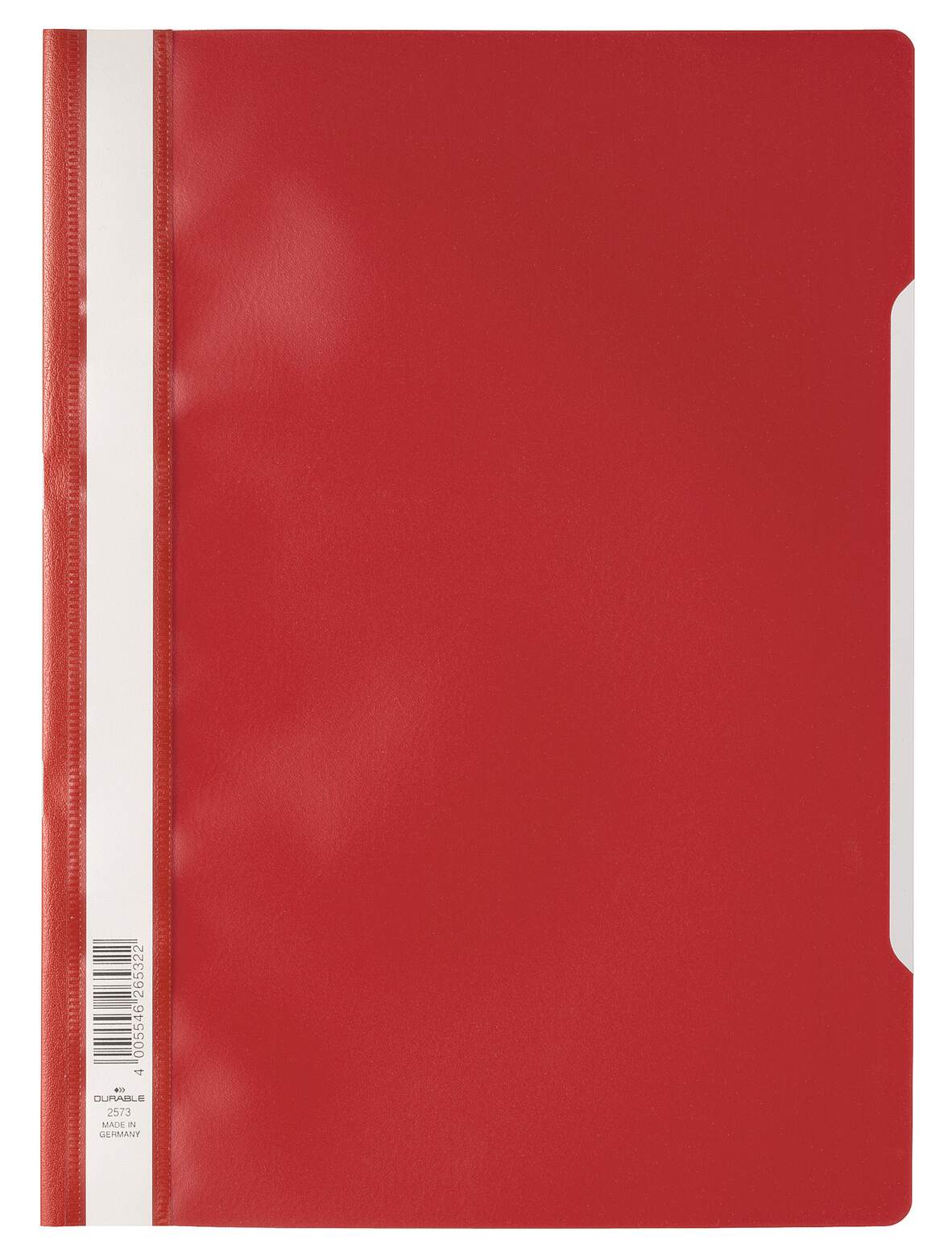 Durable Clear View Folder Pp Pack Of 50 Red