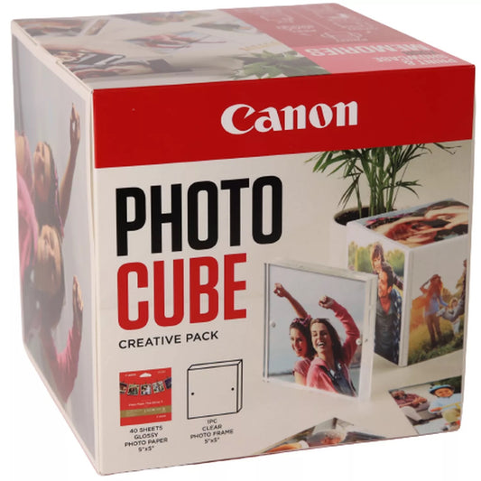 Canon Paper PP-201 5X5 Photo Cube Cp White and Pink