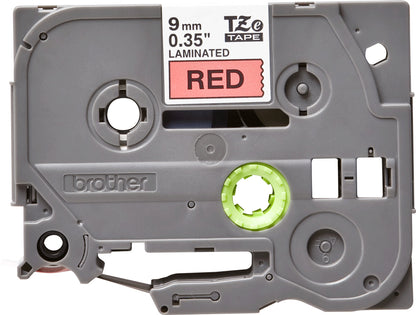 Brother Laminated Tape 8m x 9mm Black On Red – view 4
