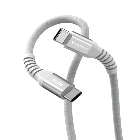 Verbatim Sync & Charge USB-C to USB-C 60W Magnetic 120 cm - Grey – view 2