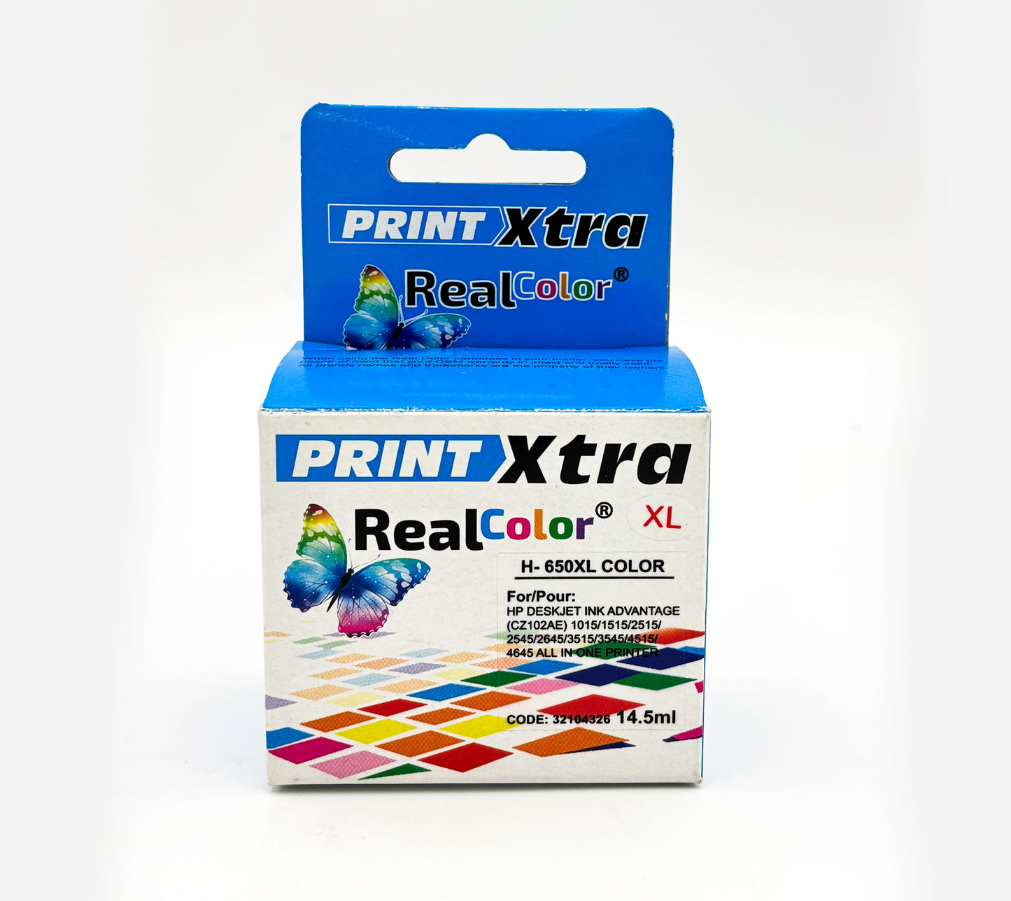 Real Color Compatible HP 650xl Colour Ink Cartridge (630 Pages)