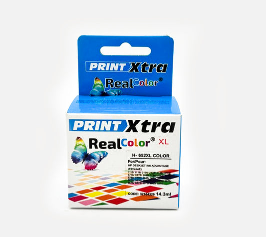 Real Color Compatible HP 652xl Colour Ink Cartridge (418 Pages)