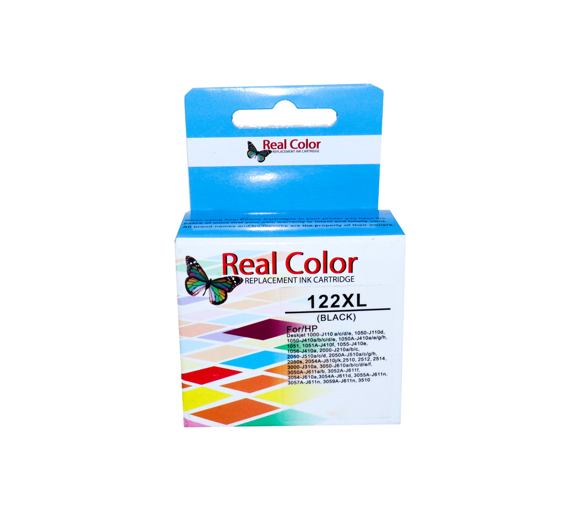 Real Color Compatible HP 122xl Black Ink Cartridge (750 Pages)