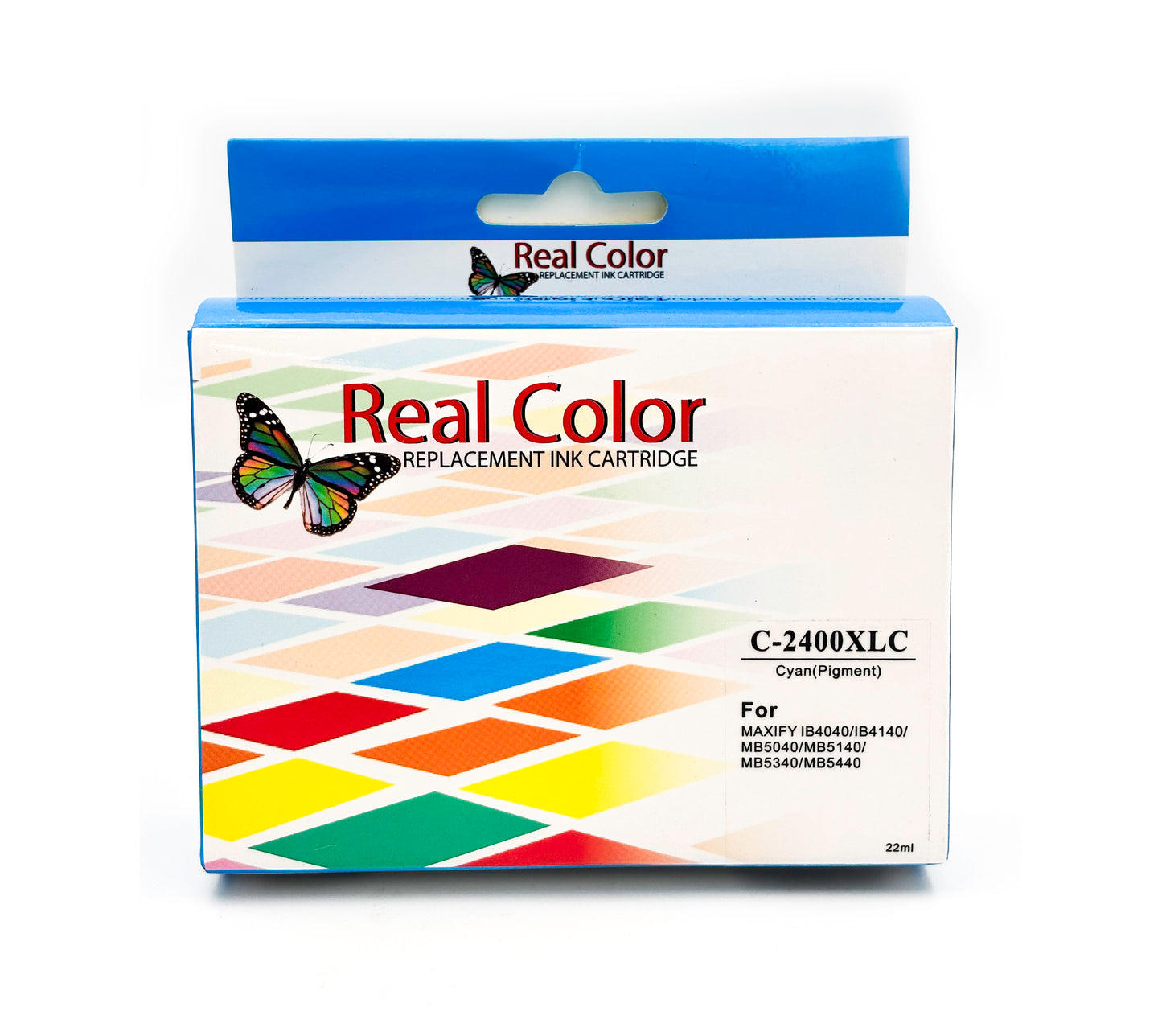 Real Color Compatible Canon Cyan Pgi 2400xlc Ib4040 Mb5040 Mb5342