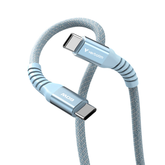 Verbatim Sync & Charge USB-C to USB-C 60W Magnetic 120 cm - Blue – view 2