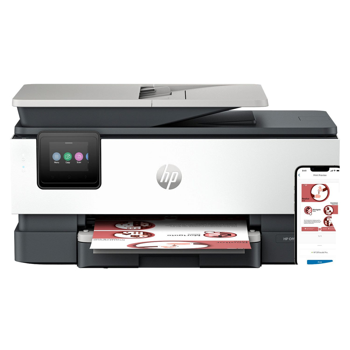 HP Officejet Pro 8123 Colour All-In-One (Replaces The 8023) 4 In 1 Print, Copy, Scan Fax Wireless WiFi Dire...