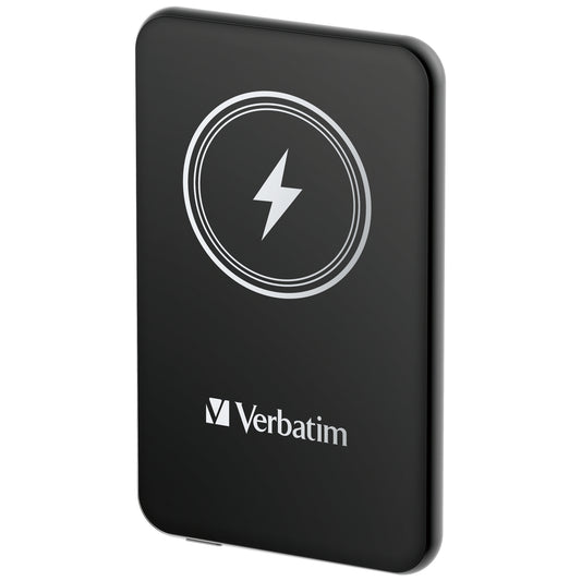 Verbatim Charge N Go Magnetic Wireless Power Bank 5000 Black