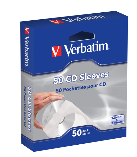Verbatim CD Sleeves 50 Pack