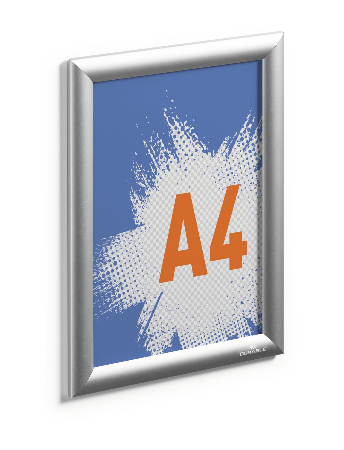 Durable Snap Frame Aluminium A4 Silver